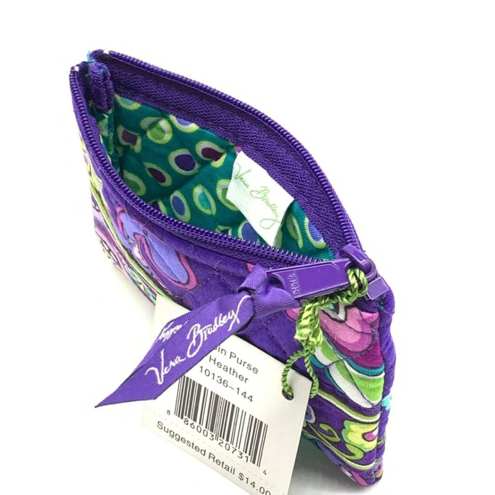 Vera Bradley Coin Purse in Heather - Picture 3 of 3